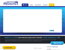 Tablet Screenshot of metalvis.cz